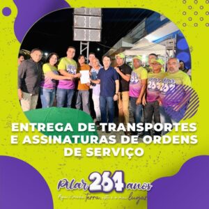 Leia mais sobre o artigo ENTREGA DE TRANSPORTES E ASSINATURAS DE ORDENS DE SERVIÇO.