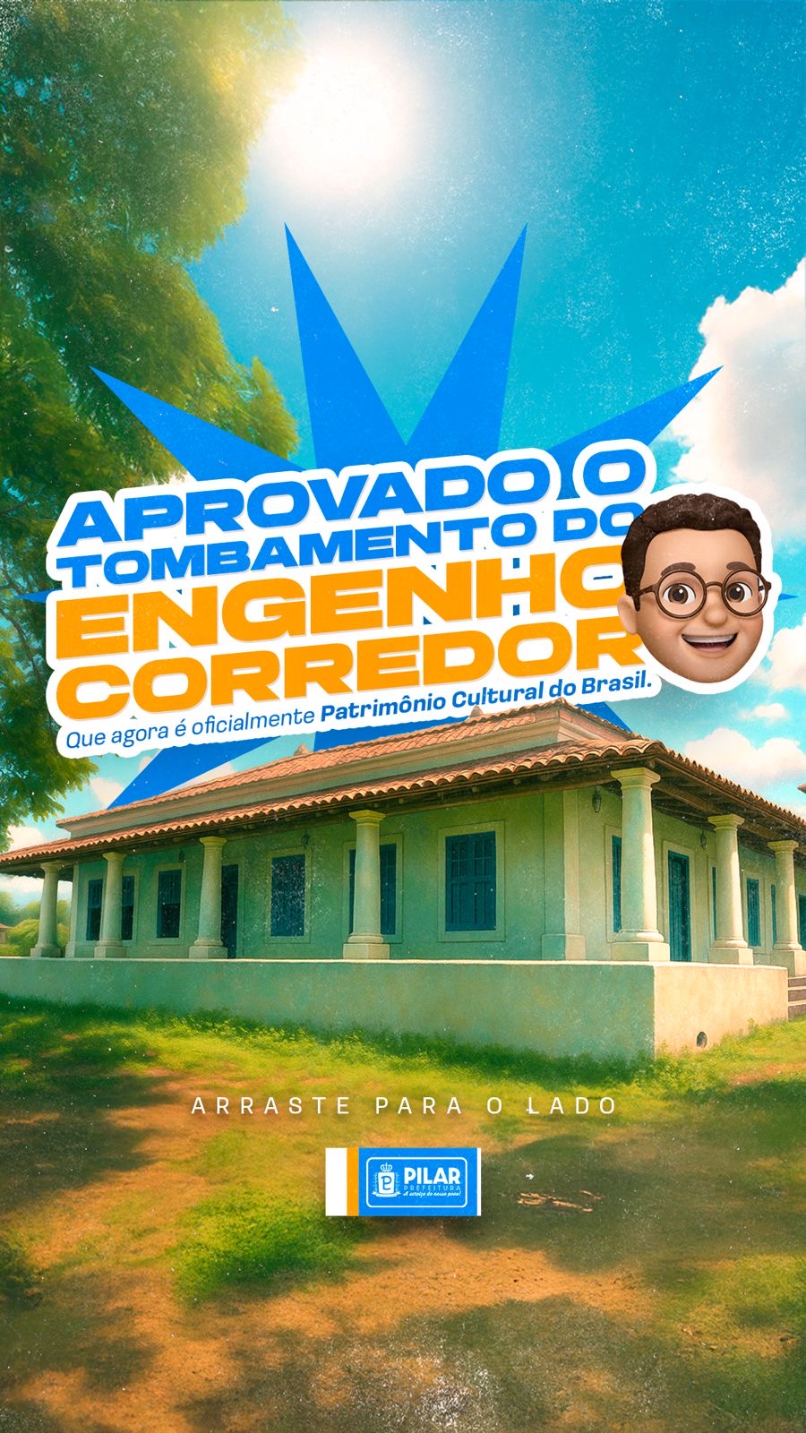 Leia mais sobre o artigo 🏛️ Um marco para Pilar e para a preservação da nossa história